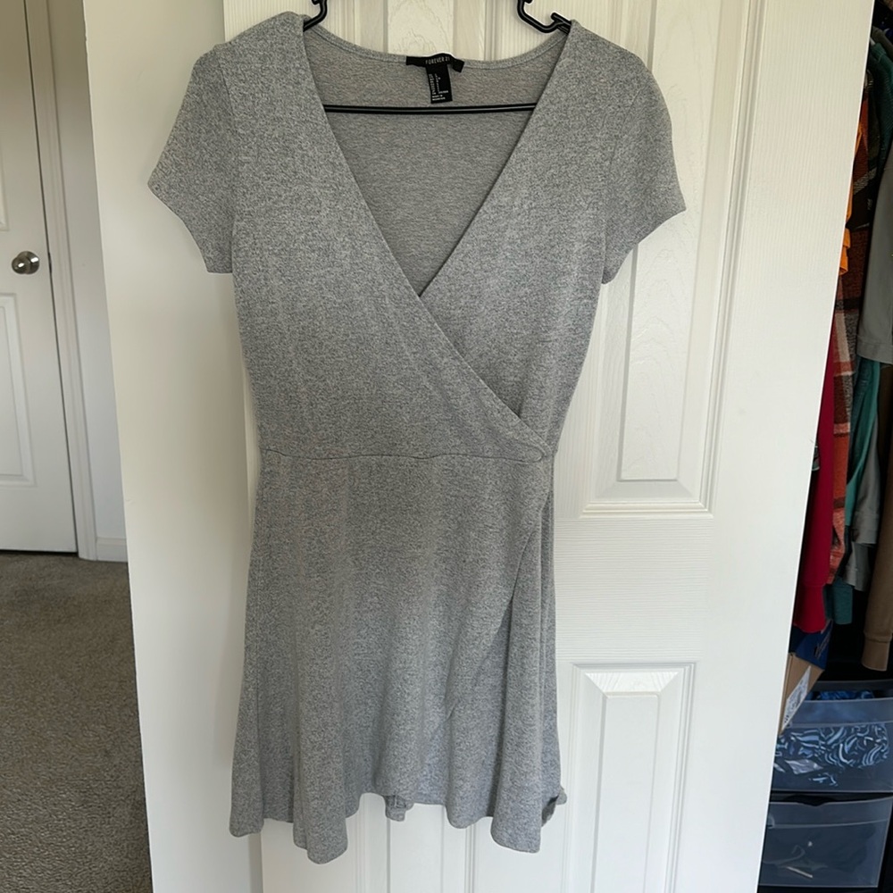 Heather grey dress